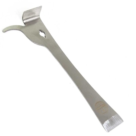 Good Land Bee Supply 10 Inch Stainless Steel Standard Beehive Frame Lifter and Scraper J Hook Tool GLHT-2ENDHOOK